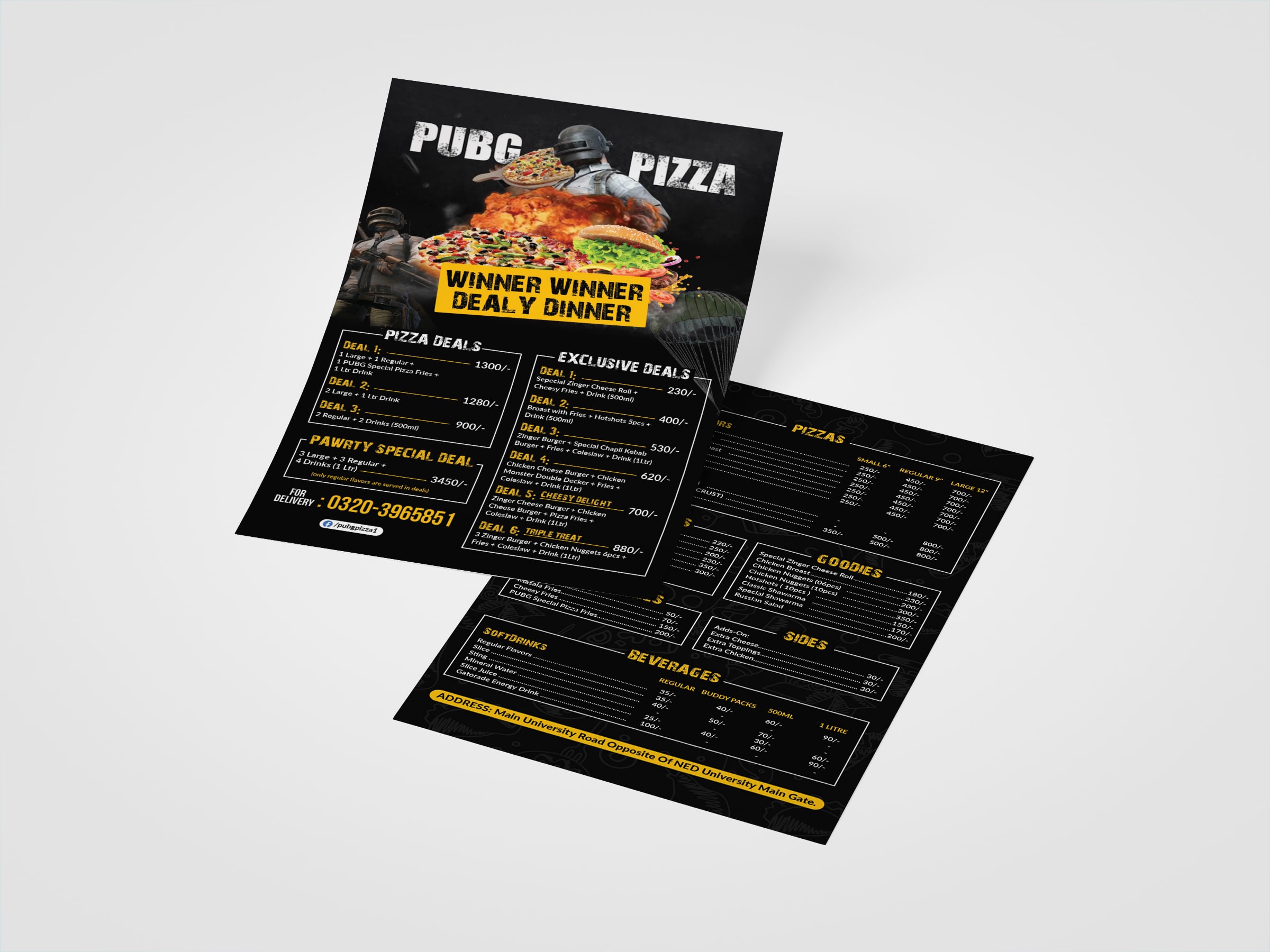 brochure design double vertical layout Berlin 2026