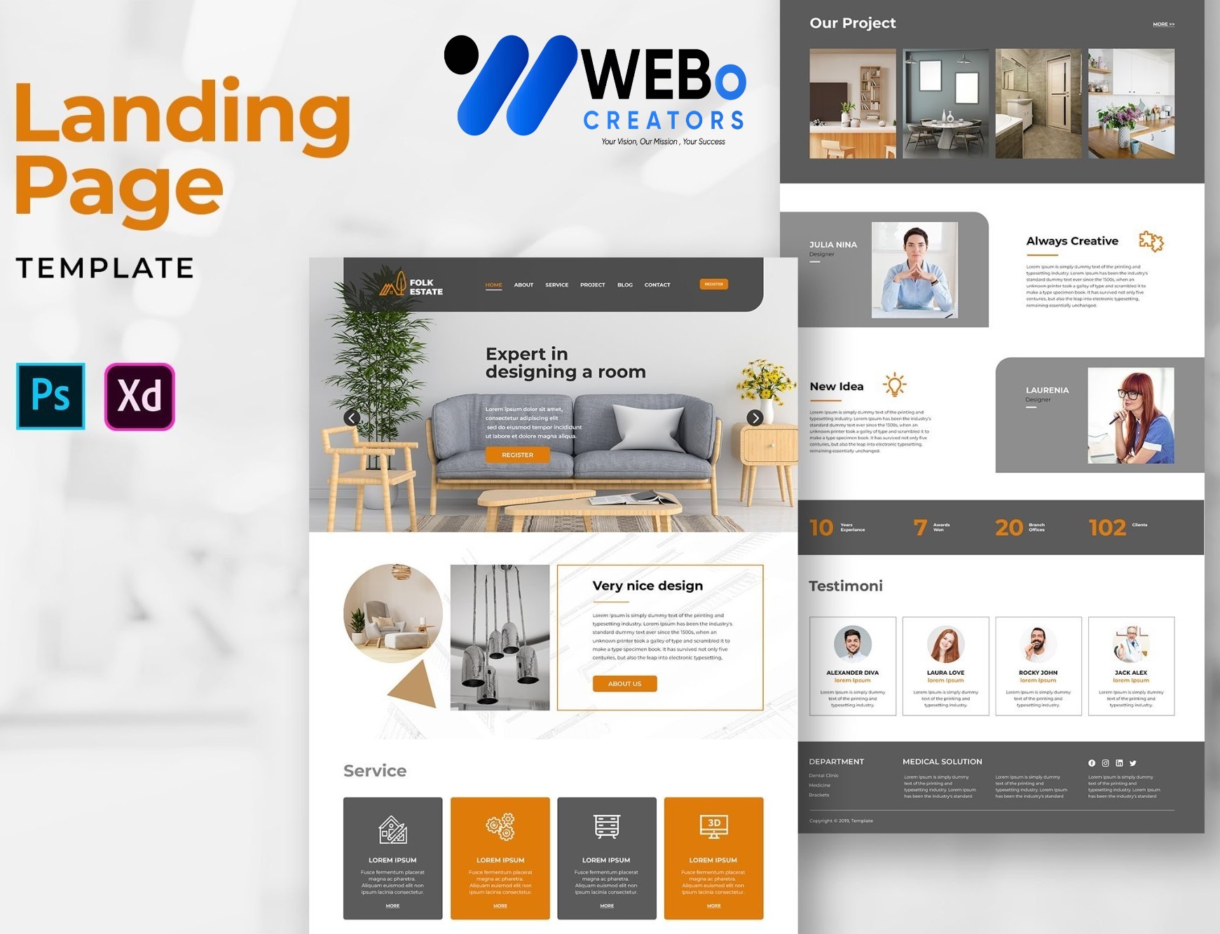 Creative Landing Page Designs, Themes, Graphic Elements for Berlin Businesses 2026