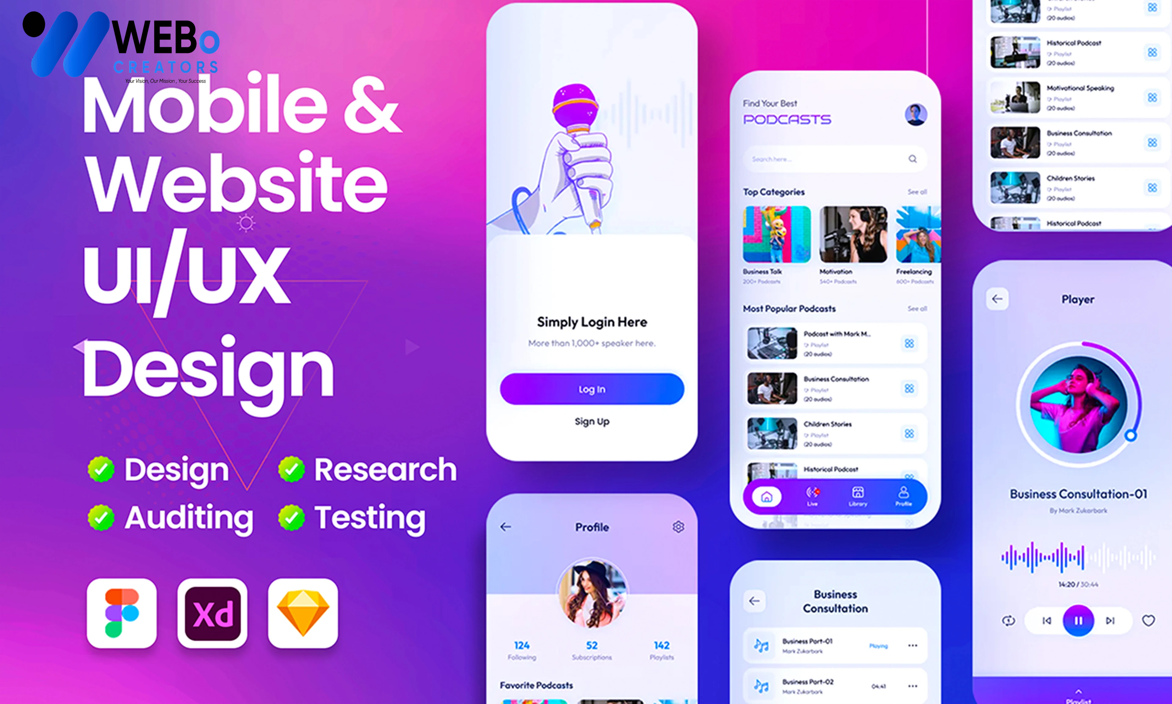 Flutter App UI/UX Design | Beautiful Flutter Interface Design in Berlin